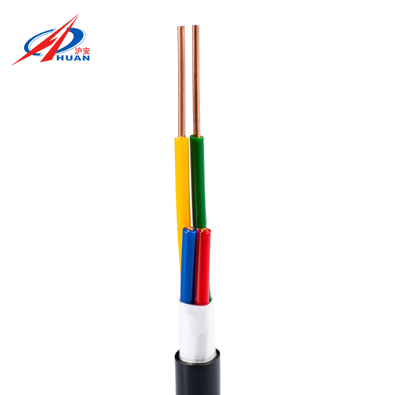 KVV 정격 전압 450/750V, PVC 절연 및 피복 제어 케이블